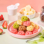 YOLA BEAR Rainbow Cookies (Original/Coffee/Strawberry/Matcha) Casual Snacks Best Sell Gift Box